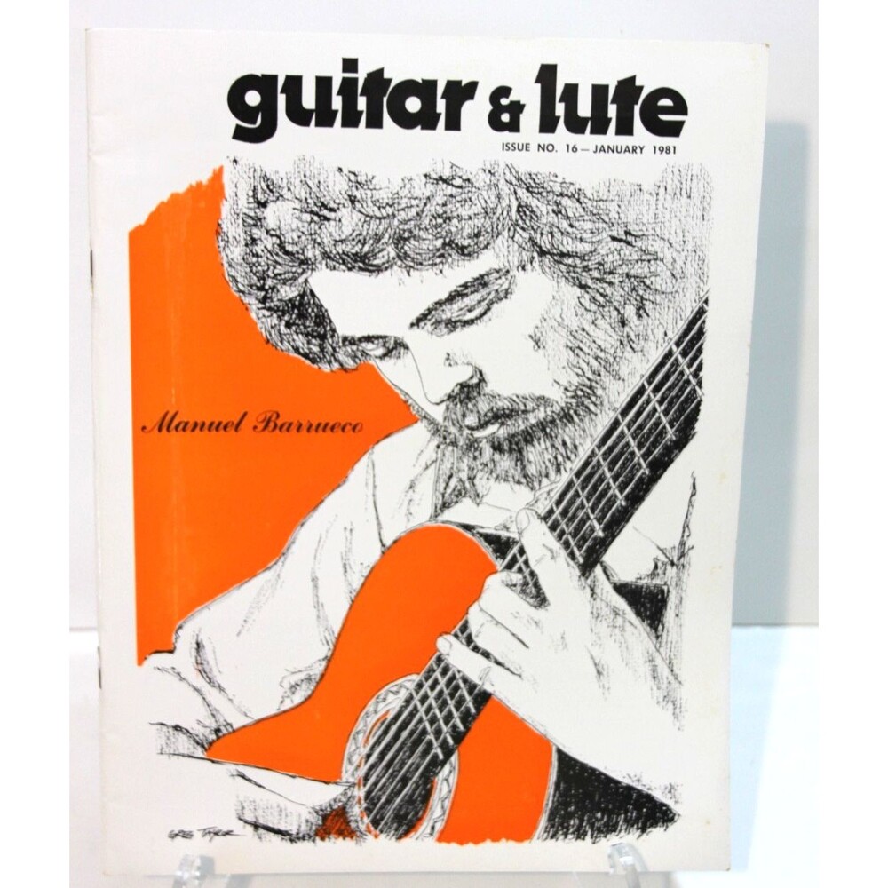Guitar & Lute No 16 Jan 1981 Manuel Barrueco Vintage Music Magazine Back Issue